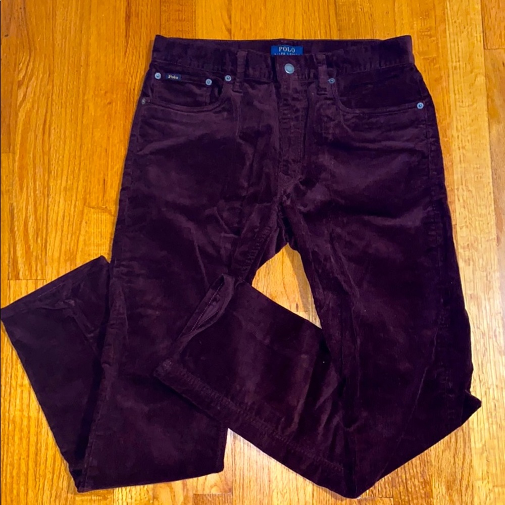 POLO Ralph Lauren Burgundy Corduroy Jeans